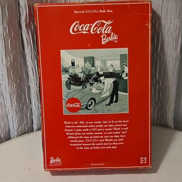 Limited Edition 1998 Coca Cola Barbie Collector Doll by Mattel - New Without Tag - Picture 7 of 9